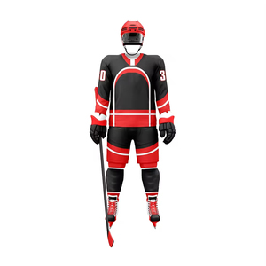Best Sale Men's Ice Hockey Uniforms Customized Design Latest Set Handmade in Pakistan <b>Cheap</b> Ice Hockey Uniform High Quality - Product Image 2