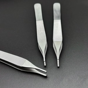 Juego de Pinzas Quirúrgicas Ametrina de 3 Piezas para Cirugía General (Pinza para Tejidos, Extracción, Hemostasia) de Acero Inoxidable con Certificación CE - Product Image 6
