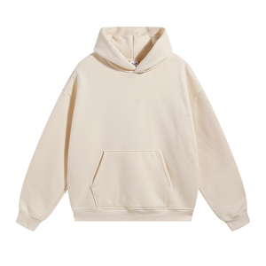 Wholesale 100% Cotton Fleece Oversized <b>Pullover</b> Hoodie Winter High Quality Heavyweight <b>Men's</b> Sweatshirts Pocket Embroidered - Product Image 3