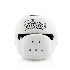 หมวกป้องกันศีรษะสำหรับชกมวย Fairtex รุ่นพรีเมียม ปี 2026 ผลิตตามสั่ง หนังแท้ ป้องกันลม กันน้ำ พร้อมสายรัดแบบ Hook and Loop - Product Image 3