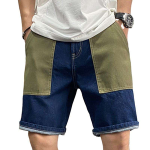 Shorts en jean vintage streetwear pour homme, coupe ample, style décontracté, personnalisables, pour l'été - Product Image 2