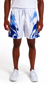 Shorts de sport et d'entraînement pour hommes, respirants, à séchage rapide, personnalisables par sublimation - Product Image 3