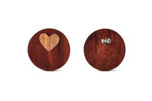 Boucles d'oreilles en bois artisanales, bijoux de mode, bois naturel léger, accessoires pour femmes et fournitures de bijoux en gros - Product Image 6