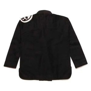 Kimono de BJJ al por Mayor, 460 GSM, 100% Algodón, Logotipo Frontal Personalizado, Transpirable y Duradero para Adultos, Negro - Product Image 6