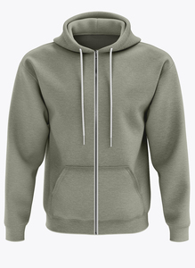 Sweat-shirts à capuche pour hommes, design personnalisé, hiver, décontractés, 100% coton molletonné, poche, coupe classique, broderie, service OEM, anti-boulochage - Product Image 3