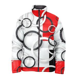 Chaqueta Acolchada con Estampado por Sublimación, Personalizada, con Cuello Alto, Cálida, Gruesa, Moderna, de Alta Calidad, para Hombre - Product Image 5