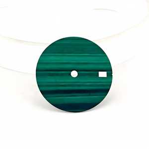 Cadran de montre à motif malachite verte 28,5 mm, texture soleil éclatant pour mouvements mécaniques NH34 NH35 NH36 4R35, pièces de modification personnalisées - Product Image 1