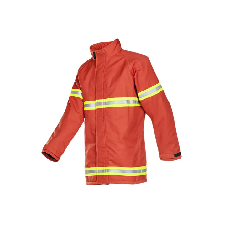 Dubbele Veilige Op Maat Gemaakte Veiligheidskostuum Brandwerende Werkkleding Jas Fabrikanten Vlambestendig Reflecterende Tape Voor Kleding Veiligheid Uniform