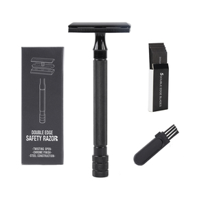 Maquinilla de Afeitar Clásica para Hombre, Ecológica, 15g, Depilación Suave, Doble Cuchilla de Acero Inoxidable, Afeitadora de Barba, Piel Suave - Product Image 5