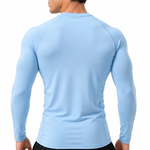 <b>Men's</b> <b>Compression</b> <b>Shirt</b> Quick Dry Soft Stretch Active Power Flexible Motion Athletic Fit Moisture Wicking Breathable Athletic - Product Image 2