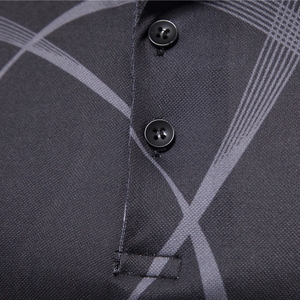 Polo d'été léger pour homme en coton doux et respirant, coupe confortable et design simple et élégant - Product Image 3
