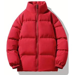 Manteaux d'hiver chauds rembourrés à bulles pour hommes, imprimés sur mesure par OEM, veste polaire pour hommes - Product Image 6