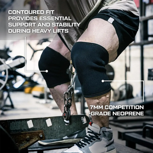 Durable Low Price Power Lifting Neoprene <b>Knee</b> Compression <b>High</b> Quality Gym Fitness <b>Knee</b> Wraps Shaped <b>High</b> Waisted Butt Lifting - Product Image 6