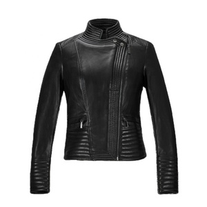 <b>Men's</b> Wears World Leather <b>Jacket</b> for <b>Biker</b> Distressed Genuine Lambskin Full Sleeve-OEM Service Wholesale Price - Product Image 4