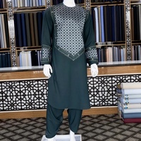 Vente en gros de shalwar kameez afghan 100% coton, patchwork, design élégant et tendance, ensemble 2 pièces, shalwar kameez pakistanais pour homme, robe musulmane