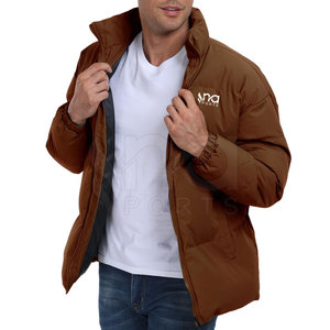 Comfortable Men Bubble Winter <b>Jacket</b> With Soft Insulation And Modern <b>Quilted</b> <b>Pattern</b> Bubble <b>Jacket</b> - Product Image 5