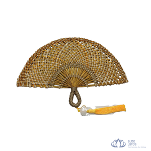 HOT SELLING| Luxury Handmade Seagrass Hand Fan Eco Friendly Natural Woven Fan for <b>Gift</b> and Decoration - Product Image 1