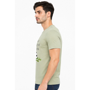 เสื้อยืดคอตตอนผู้ชายพรีเมียม เนื้อผ้านุ่ม สั้นแขนสั้น สไตล์ลำลอง รับออกแบบตามสั่ง ขายส่ง เสื้อยืดคอตตอนผู้ชายแบบกำหนดเอง - Product Image 5