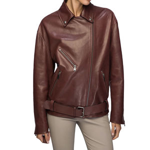 Veste en cuir de moto pour homme, prix de gros, qualité supérieure, service OEM personnalisé disponible, veste en cuir tendance pour homme - Product Image 6