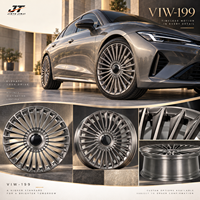 Jantes forgées multi-rayons en maille gris bronze 18-22 pouces, jantes de roue gris bronze 5x112 5x114.3 VIW-199 pour BMW Audi Mercedes-Benz