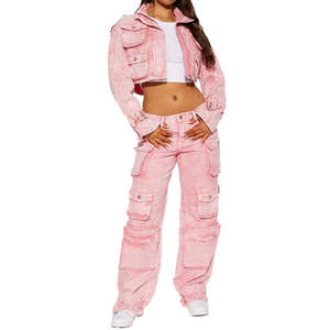 OEM 2026 Nouveau Jean Femme Super Long Coupe Droite Version Large Personnalisé Effet Usé Denim Taille Haute Automne Séchage Rapide - Product Image 1