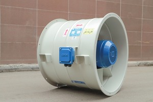 พัดลมแกนหมุนแบบขับตรงรุ่น AXP-8-6.5D สำหรับระบายอากาศและเติมอากาศบริสุทธิ์  ผลิตจากเหล็ก 304 สำหรับห้องใต้ดิน  ปริมาณลม 2500-100000 ลูกบาศก์เมตร/ชั่วโมง  พร้อมบริการปรับแต่งตามความต้องการ - Product Image 2