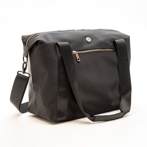 Sac fourre-tout noir en twill, léger, grande capacité, sac à bandoulière, sac à main professionnel, sac simple et imperméable - Product Image 1
