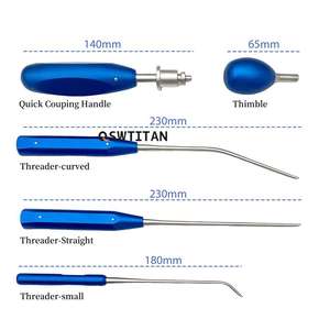 Kit de Herramientas de Reparación de Ligamentos del Tendón de Aquiles y Cuádriceps Percutáneo de Acero Inoxidable, Instrumento Quirúrgico Ortopédico de Dentavex - Product Image 4
