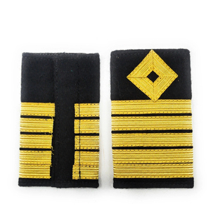 Épaulette de grade de pilote brodée en 3D, personnalisée, durable, de haute qualité, à coudre sur tissu textile ou toile, faite à la main - Product Image 1