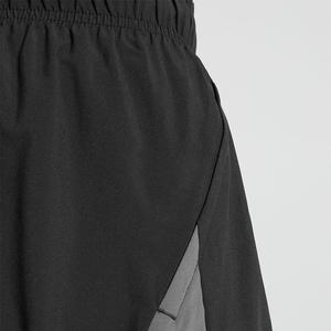 Pantalones Cortos Deportivos de Secado Rápido para Hombre, de Color Sólido, con Cintura Elástica y Franja Lateral, de Poliéster, para Correr - Product Image 3