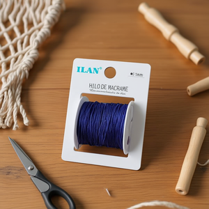 Filo per Macramè ILAN 1mm 100m Blu per Lavori Artigianali - Product Image 2