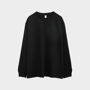 T-shirt à manches longues 100 % coton avec impression graphique personnalisée, grammage lourd 230 g/m², vente en gros, coupe ample, vêtements de sport - Product Image 1