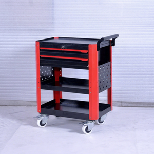 Chariot d'atelier technique pour applications d'assemblage et de forgeage avec poste de travail robuste en acier et tiroirs télescopiques - Product Image 1