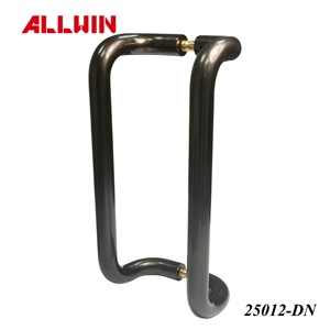 มือจับดึงแบบติดกระจกสแตนเลสโค้ง - Product Image 3