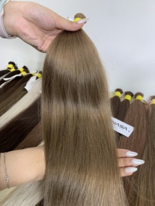 Precio al por mayor 100g Extensiones de cabello humano virgen vietnamita de alta calidad a granel, lisas naturales, súper doble densidad, con puntas de trama única - Product Image 4