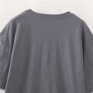 Camiseta de Manga Larga para Hombre TITAN TREAD WEAR, Talla Grande, Cuello Redondo, Estampado a Mano, Informal, de Algodón, Gris, con Diseño Estampado en la Parte Delantera - Product Image 5