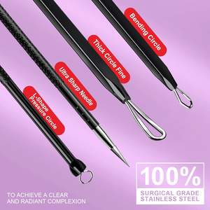 Extractor de Puntos Negros y Espinillas 2 en 1 Profesional UBI con Limpiador de Poros para Eliminar Acné y Comedones del Rostro (Logotipo Personalizado) - Product Image 4