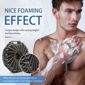 Spugna Esfoliante Delicata in Silicone per il Corpo, Materiale Loofah per un Efficace Scrub Doccia - Product Image 2