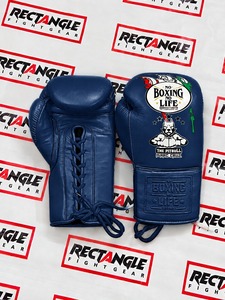 Gants de boxe en dentelle orange faits à la main pour Pitbull, entraînement de sparring, kickboxing, Sanda, MMA, avec poignées respirantes et protection UV, authentiques - Product Image 2