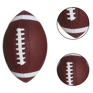 Balón de Fútbol Americano Clásico HRM HRM-V3 para Entrenamiento, con Logotipo Impreso, Peso Oficial, Hecho de PVC/PU/TPU/Butilo, Diseño Portátil - Product Image 3