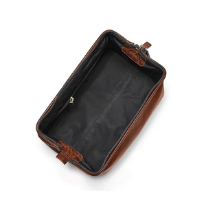 TrWholesale 100% High Quality Polyester Shave Kit Bag Letter Pattern Casual Style Large Capacity Zipper Closure Regular Length - Product Image 3