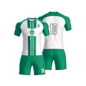 Conjunto de Camiseta de Fútbol Unisex Azul y Blanco a Rayas de Manga Corta con Cuello Redondo, Absorbente de Humedad, Corte Regular, para Todas las Temporadas, con Nombre del Jugador - Product Image 5
