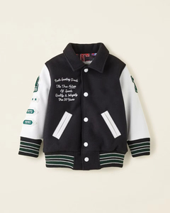 Custom Embroidery Chenille Patches Varsity Bomber Letterman College Plus Size baseball varsity <b>Jackets</b> - Product Image 1