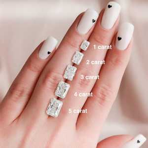 เพชรทรงรัศมีเพาะเลี้ยงในห้องปฏิบัติการ สี D-E ความสะอาด VVS-VS ได้รับการรับรองจาก IGI น้ำหนัก 9.30 และ 0.003--20 กะรัต สำหรับทำเครื่องประดับแหวน - Product Image 5