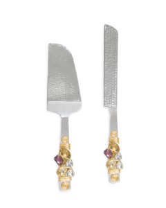 Stainless Steel <b>Cake</b> Server and Knife Set 2-Piece Non-Stick Triangle Shape Hand Wash Only - Product Image 2