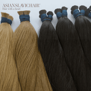 ผมต่อบริสุทธิ์แบบ100% พรีเมี่ยมสีเข้มสไตล์ตรงธรรมชาติสำหรับชาวเอเชียชาวสลาฟชาวเวียดนามมนุษย์16" - Product Image 6