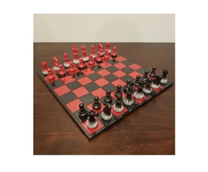 Luxury Black Blue Resin Chess Set Custom Resin <b>Board</b> <b>Games</b> Large Modern Chess Pieces Set Professional <b>Table</b> <b>Games</b> Chess <b>Board</b> - Product Image 3