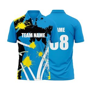 Maillots de cricket personnalisés par sublimation, vêtements de sport, polos, nouveaux designs, noms d'équipes de cricket - Product Image 5
