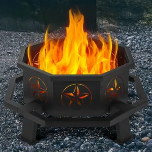 Brasero en acier fait main à prix d'usine pour chauffage extérieur en gros, décoration de jardin et projets de développement paysager - Product Image 2