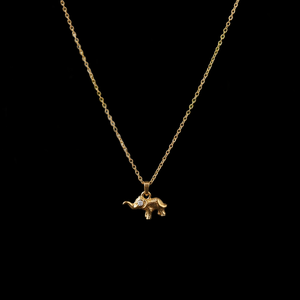 High Demand Luxury Silver Plated <b>Elephant</b> Pendant Necklace With Zircon Stone Cute Animal Charm Unisex Fashion Jewelry <b>Gift</b> - Product Image 1